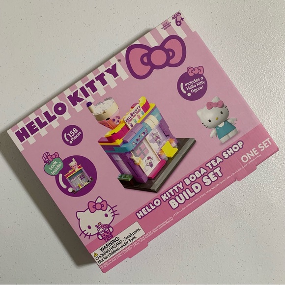 Sanrio Hello Kitty Boba Tea Shop Build Set-NIB - Picture 3 of 6